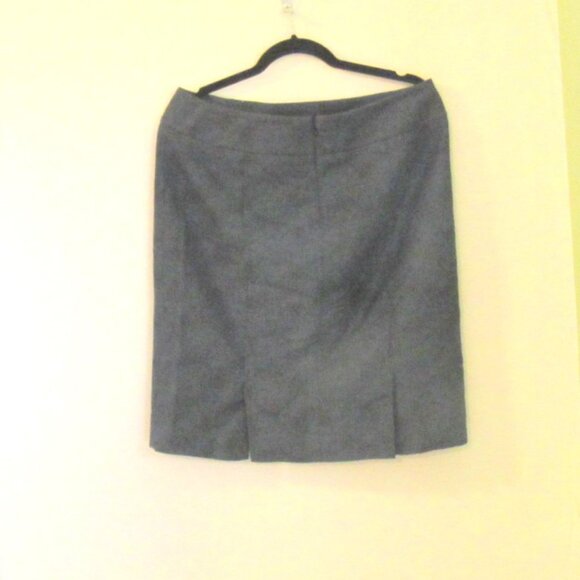 Ann Taylor Cotton Skirt, 'Tweed Design', Double Vent, Fully Lined, Size 12 I390 - Picture 4 of 8